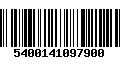 Código de Barras 5400141097900