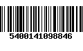 Código de Barras 5400141098846