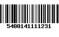 Código de Barras 5400141111231