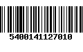 Código de Barras 5400141127010