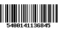 Código de Barras 5400141136845