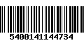 Código de Barras 5400141144734