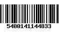 Código de Barras 5400141144833