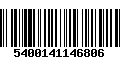 Código de Barras 5400141146806