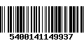 Código de Barras 5400141149937