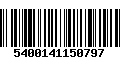 Código de Barras 5400141150797