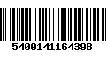 Código de Barras 5400141164398