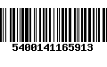 Código de Barras 5400141165913