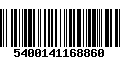 Código de Barras 5400141168860