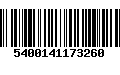 Código de Barras 5400141173260