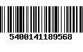 Código de Barras 5400141189568