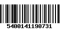 Código de Barras 5400141190731