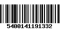 Código de Barras 5400141191332