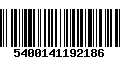 Código de Barras 5400141192186