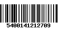 Código de Barras 5400141212709