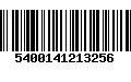 Código de Barras 5400141213256