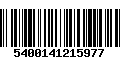 Código de Barras 5400141215977