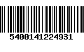 Código de Barras 5400141224931