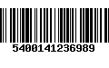 Código de Barras 5400141236989