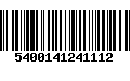 Código de Barras 5400141241112