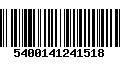 Código de Barras 5400141241518