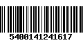 Código de Barras 5400141241617