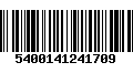 Código de Barras 5400141241709