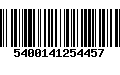 Código de Barras 5400141254457