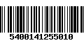 Código de Barras 5400141255010