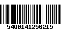 Código de Barras 5400141256215