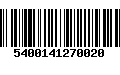 Código de Barras 5400141270020