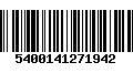 Código de Barras 5400141271942