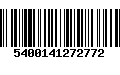 Código de Barras 5400141272772