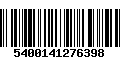 Código de Barras 5400141276398