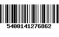 Código de Barras 5400141276862