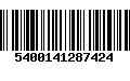 Código de Barras 5400141287424