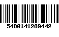 Código de Barras 5400141289442