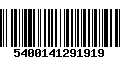 Código de Barras 5400141291919