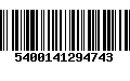 Código de Barras 5400141294743