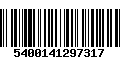 Código de Barras 5400141297317