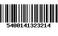 Código de Barras 5400141323214