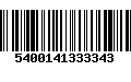 Código de Barras 5400141333343