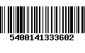 Código de Barras 5400141333602