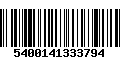 Código de Barras 5400141333794