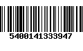 Código de Barras 5400141333947