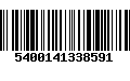 Código de Barras 5400141338591