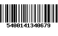 Código de Barras 5400141340679