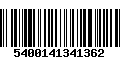 Código de Barras 5400141341362