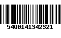 Código de Barras 5400141342321