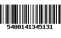 Código de Barras 5400141345131